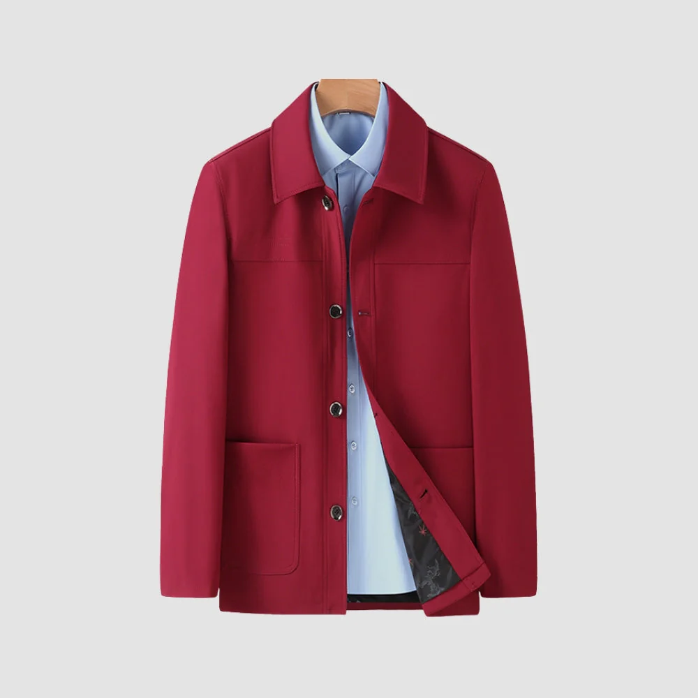 Old Money Lapel Collar Short Coat - Image 2