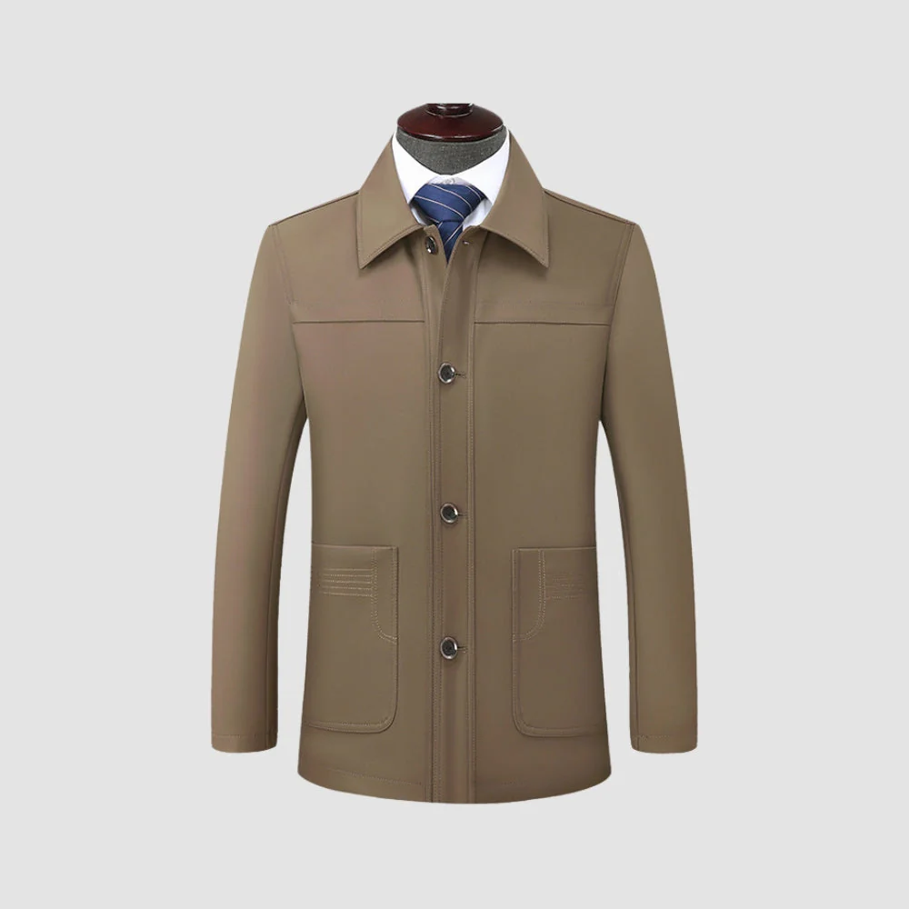 Old Money Lapel Collar Short Coat - Image 4