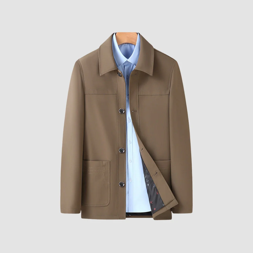Old Money Lapel Collar Short Coat - Image 9