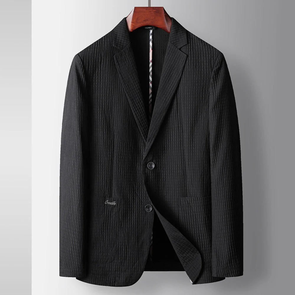 Old Money Light Luxury Non-Iron Business Suit Jacket - Image 3