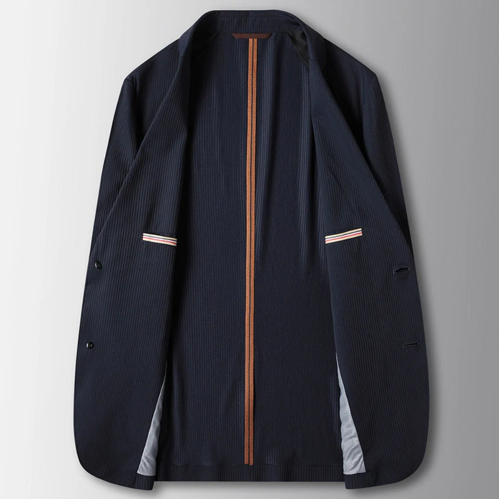 Old Money Light Luxury Stretch Business Suit Jacket - Image 3