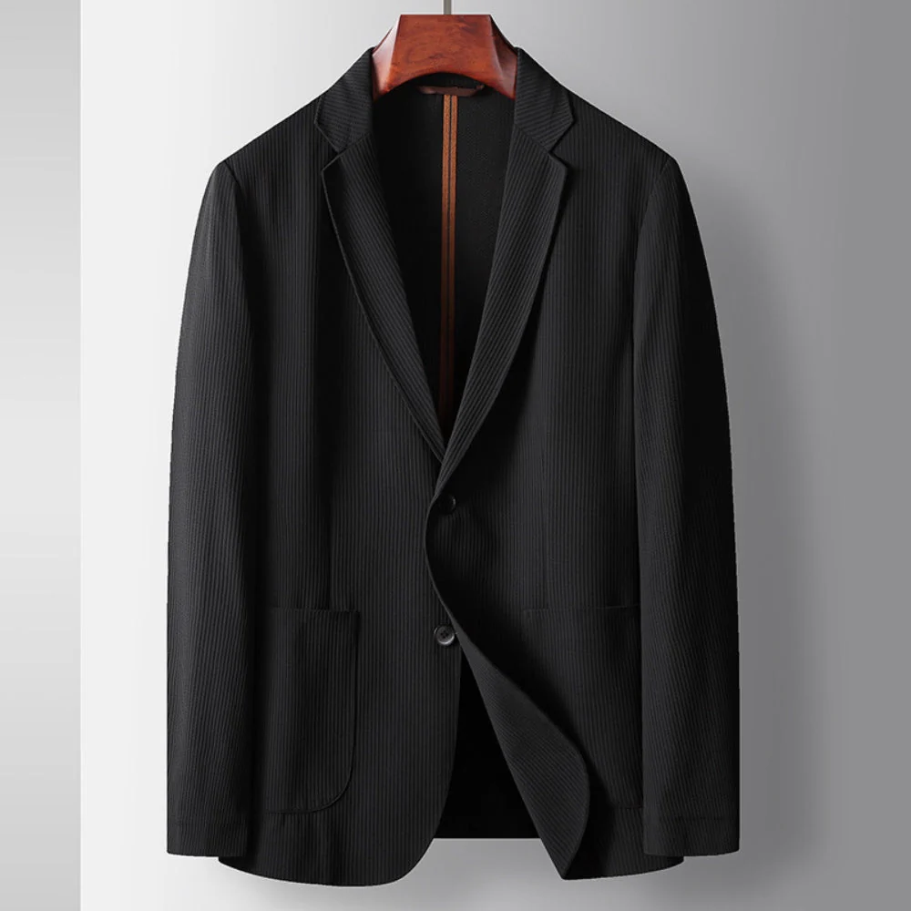 Old Money Light Luxury Stretch Business Suit Jacket - Image 4