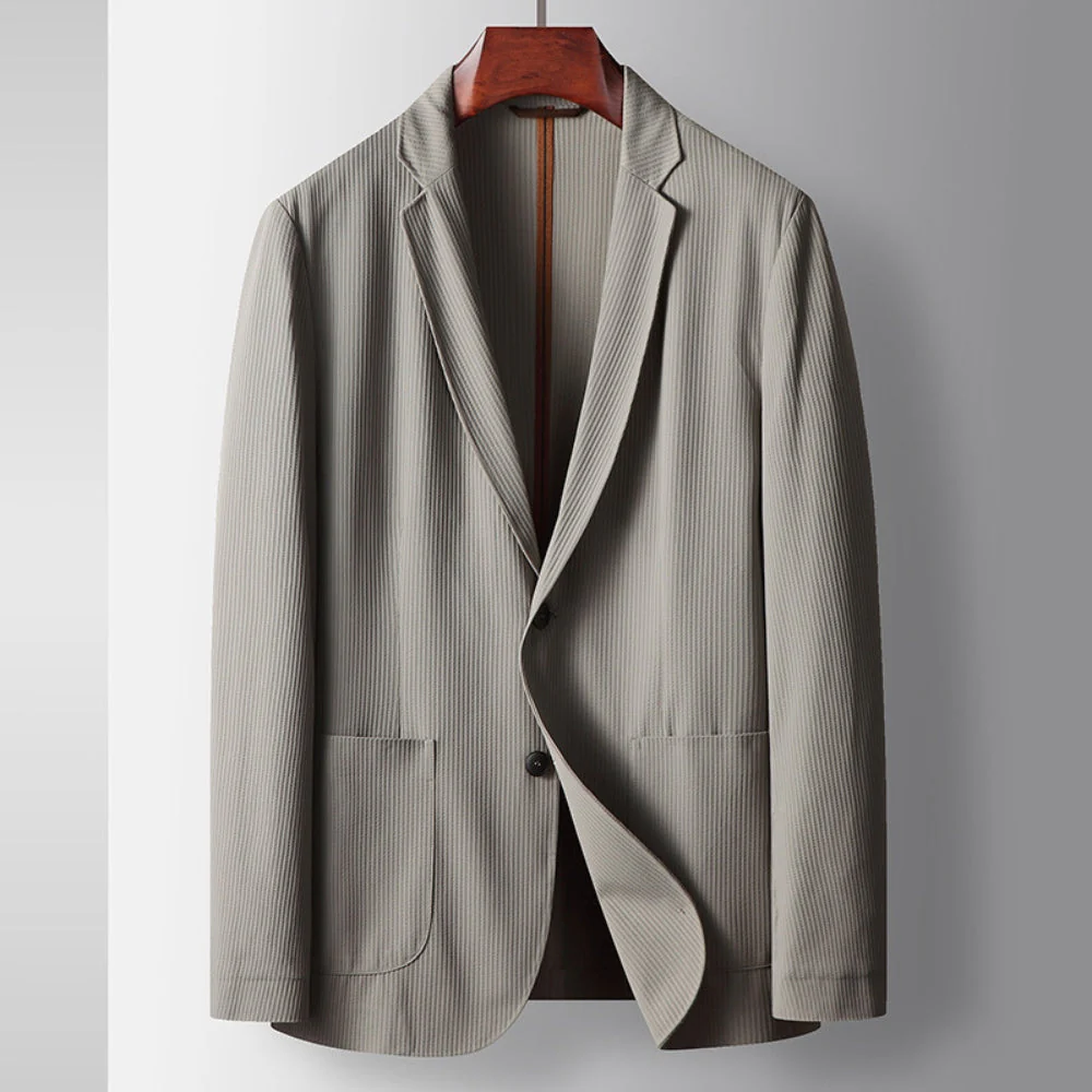 Old Money Light Luxury Stretch Business Suit Jacket - Image 5