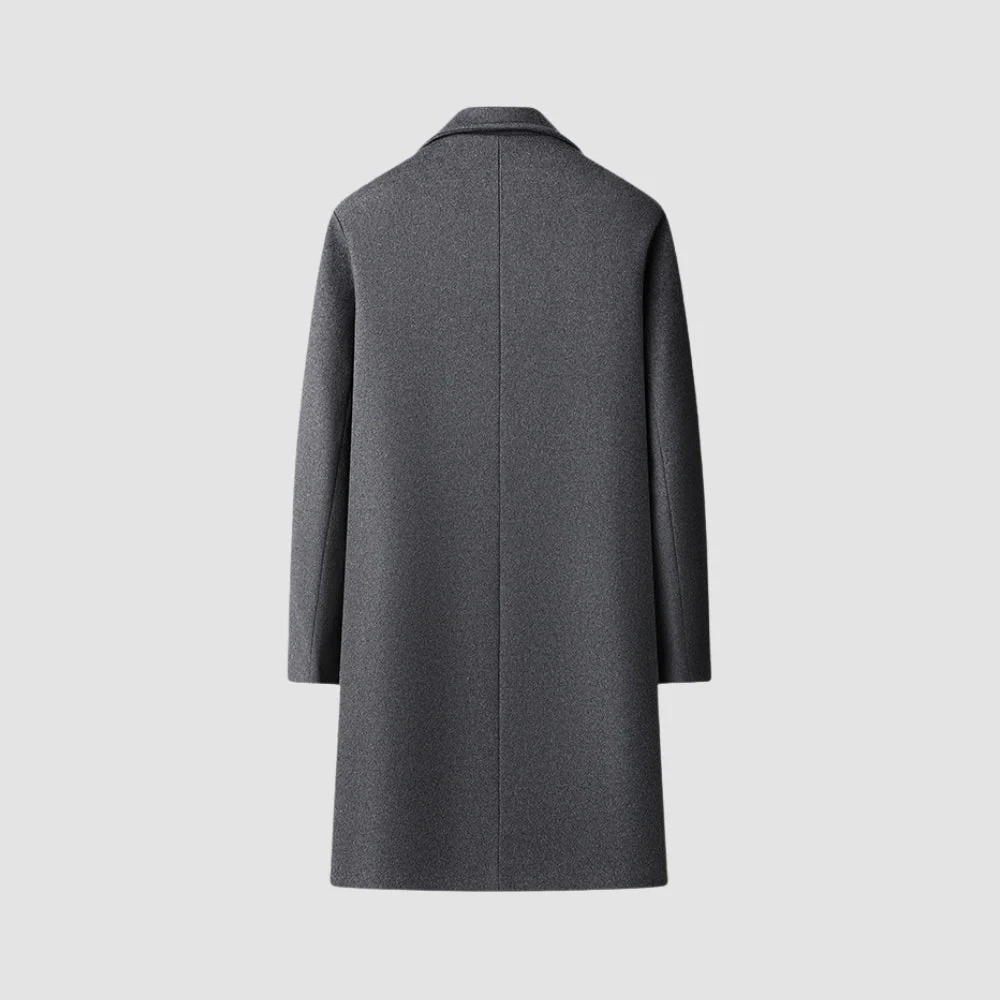 Old Money Long Suit Collar Wool Coat - Image 2