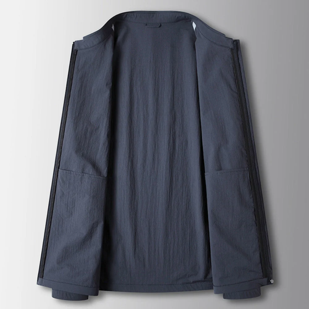 Old Money Stand-Up Collar Luxury Business Casual Jacket - Image 3