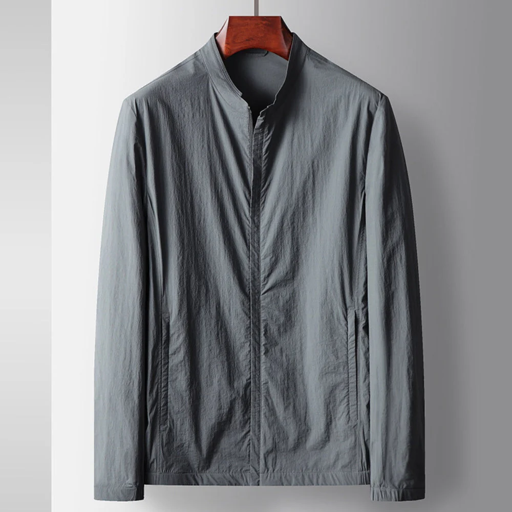 Old Money Stand-Up Collar Luxury Business Casual Jacket - Image 4