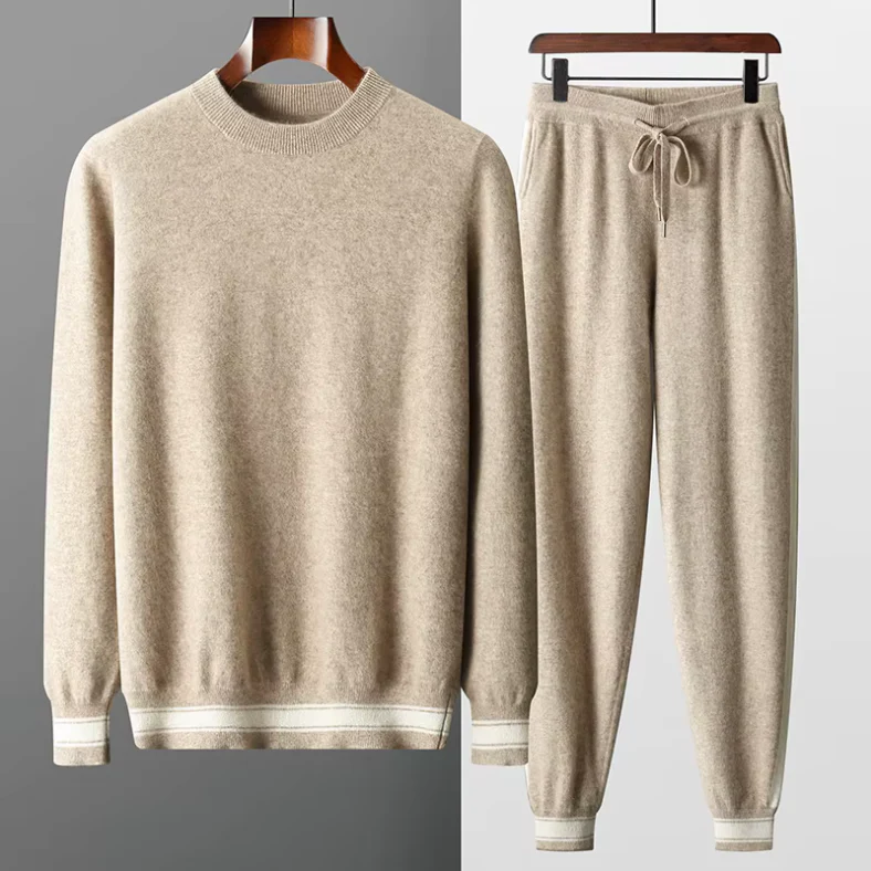 Old Money Two-Piece Men’s Set in Cashmere Wool - Image 6