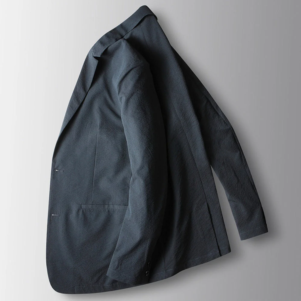 Old Money Wrinkle-Resistant Elastic Business Jacket - Image 3