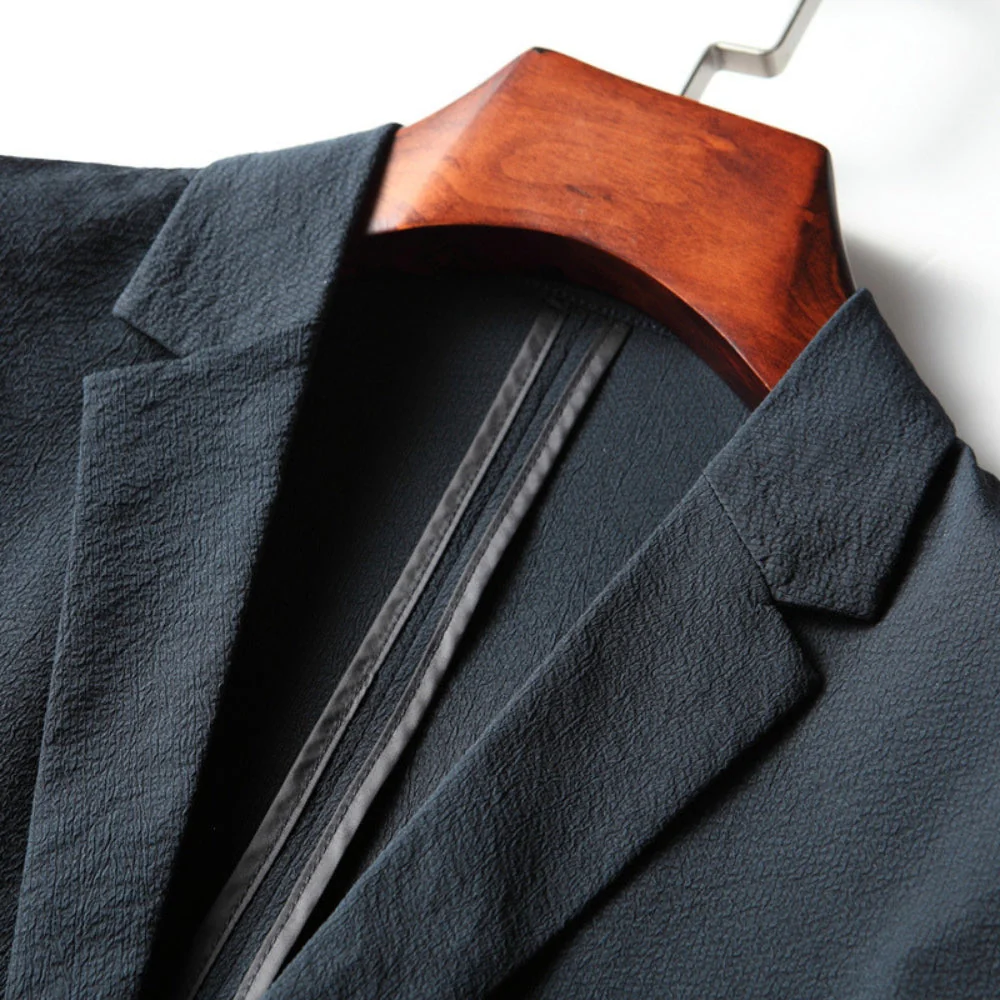 Old Money Wrinkle-Resistant Elastic Business Jacket - Image 4