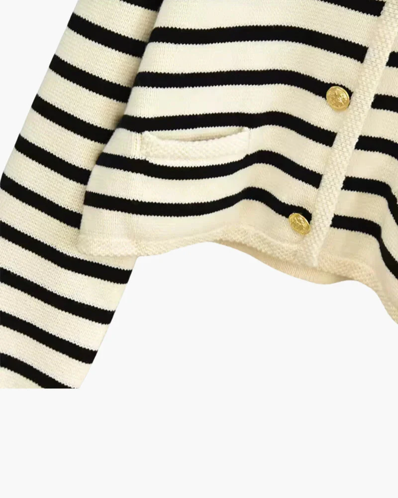 Premium Striped Wool Vest - Image 2