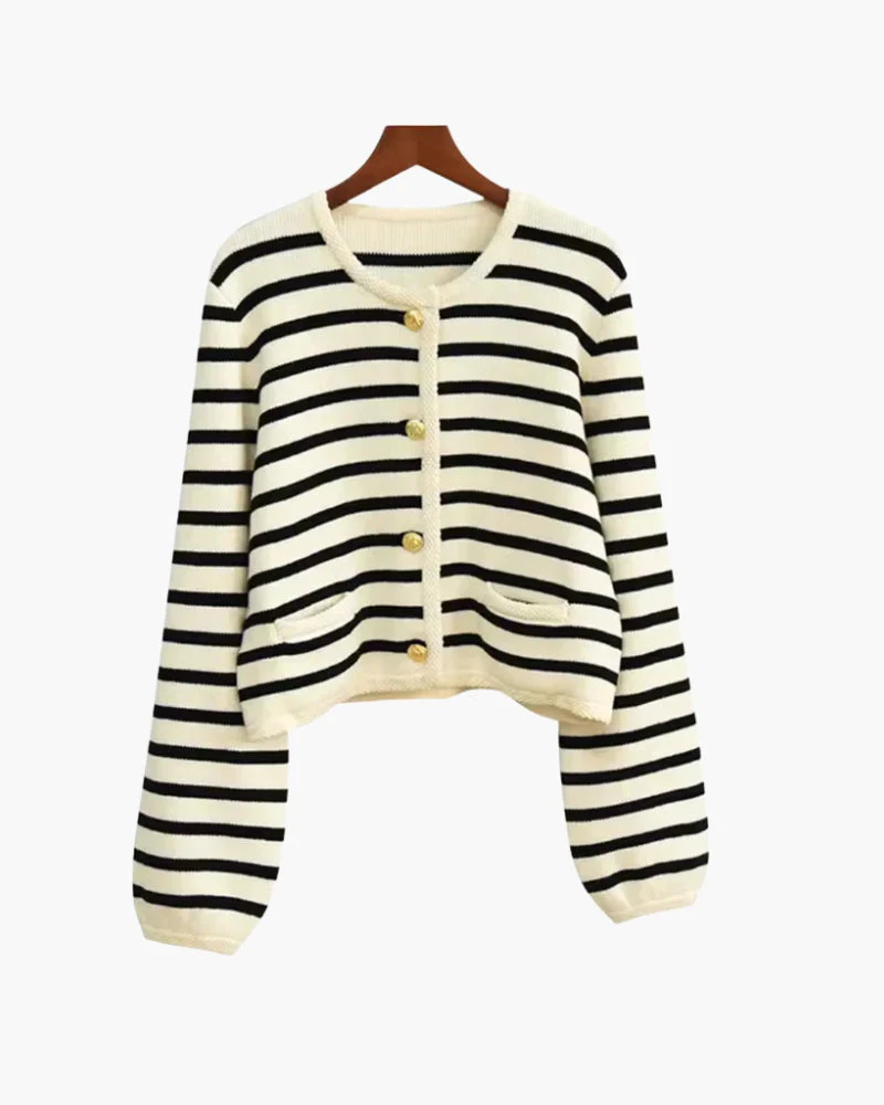 Premium Striped Wool Vest - Image 3