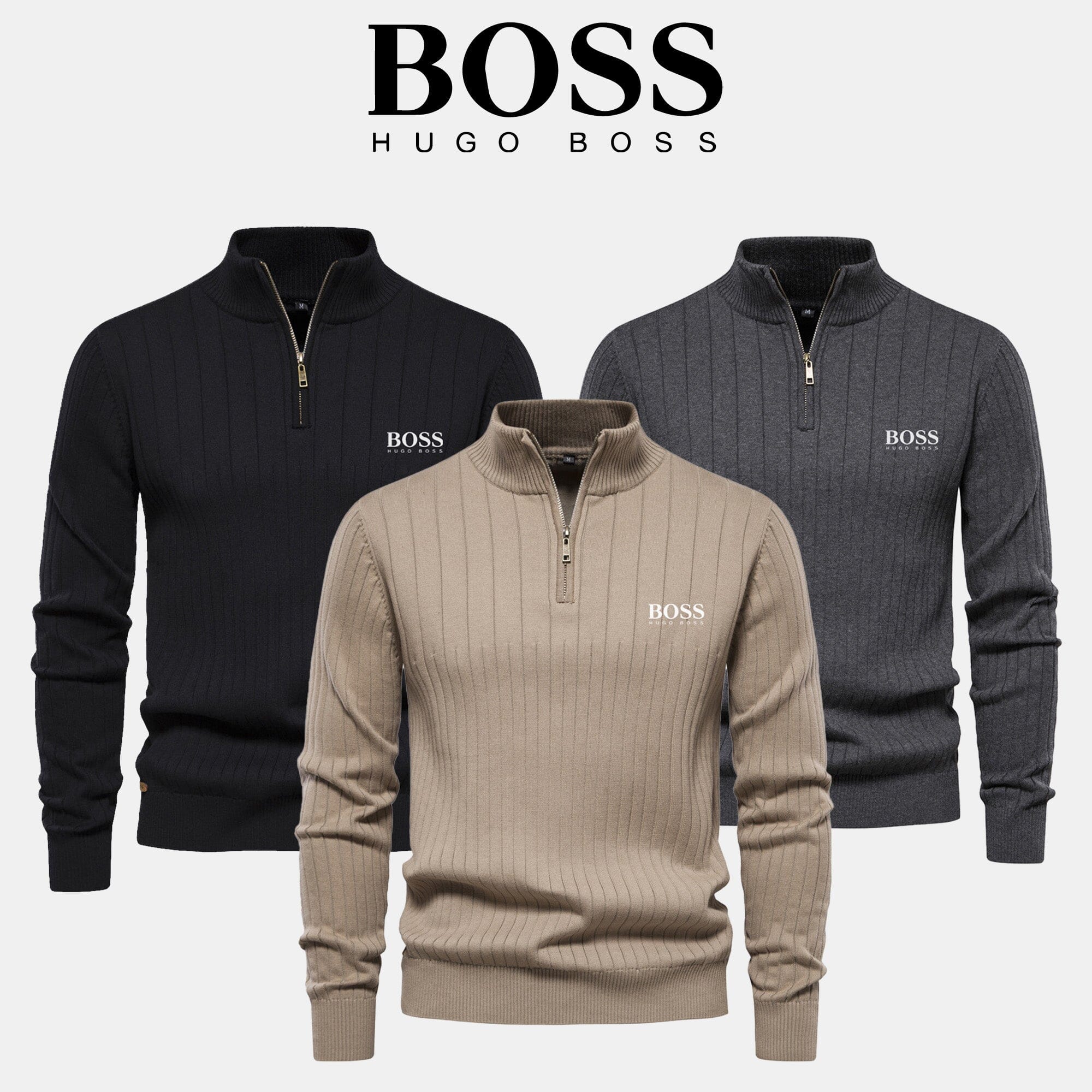 HB Men's Zip-Up Sweater (Clearance) - Image 6