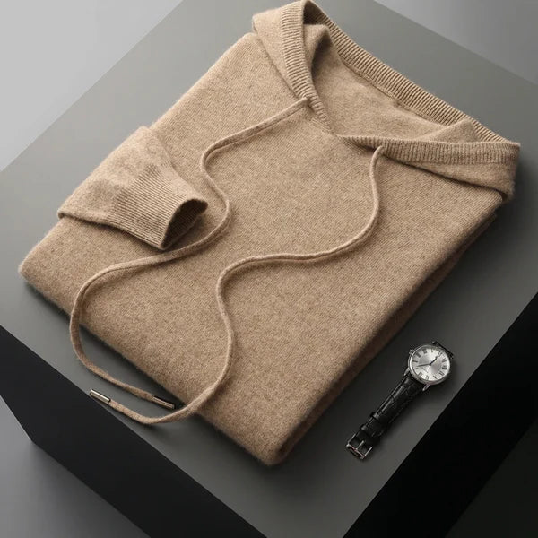 Pure Cashmere Hoodie Sweater - Image 3