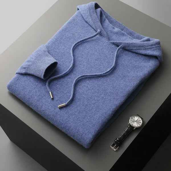 Pure Cashmere Hoodie Sweater - Image 4