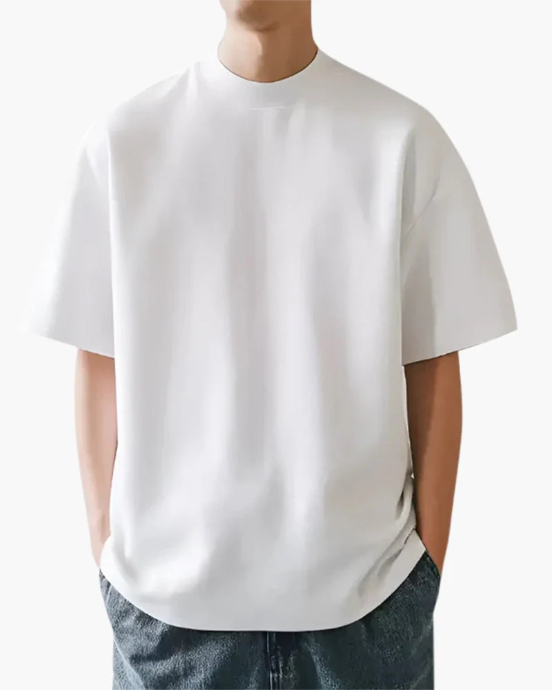 Refined Solid T-Shirt - Image 4