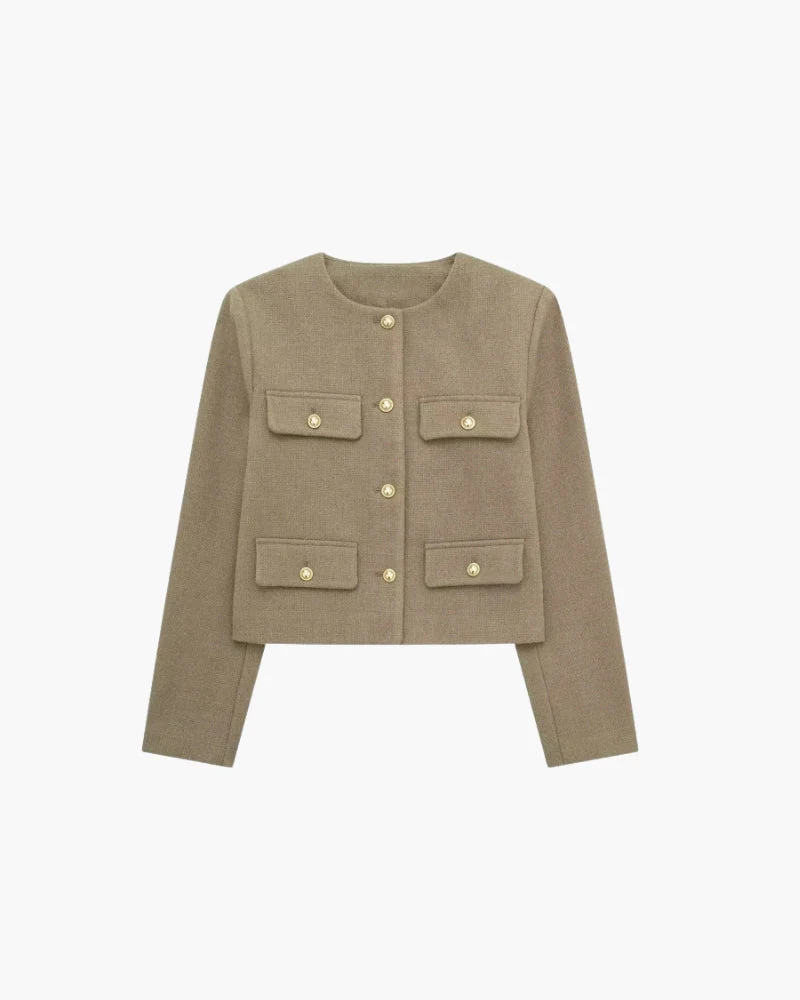 Savile Crop Blazer - Image 4
