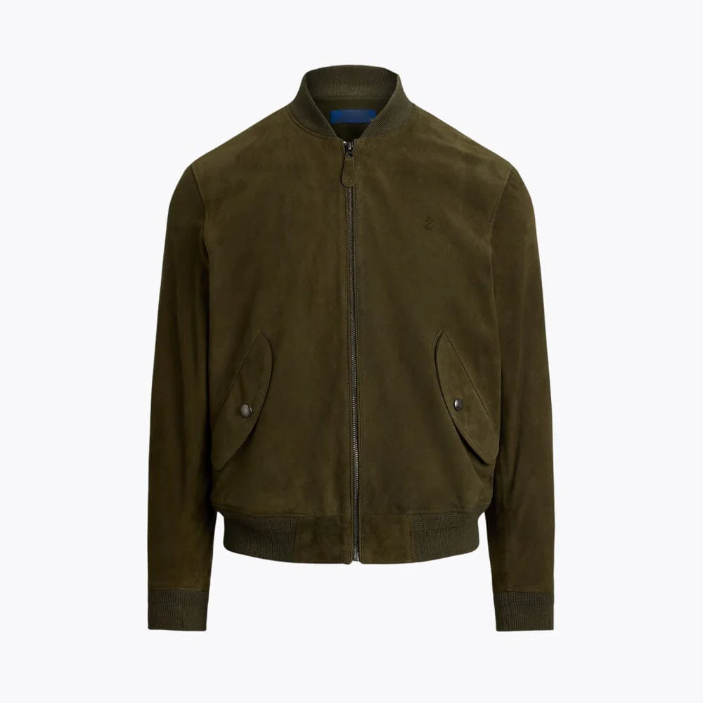 Suede Bomber Jacket - Image 3