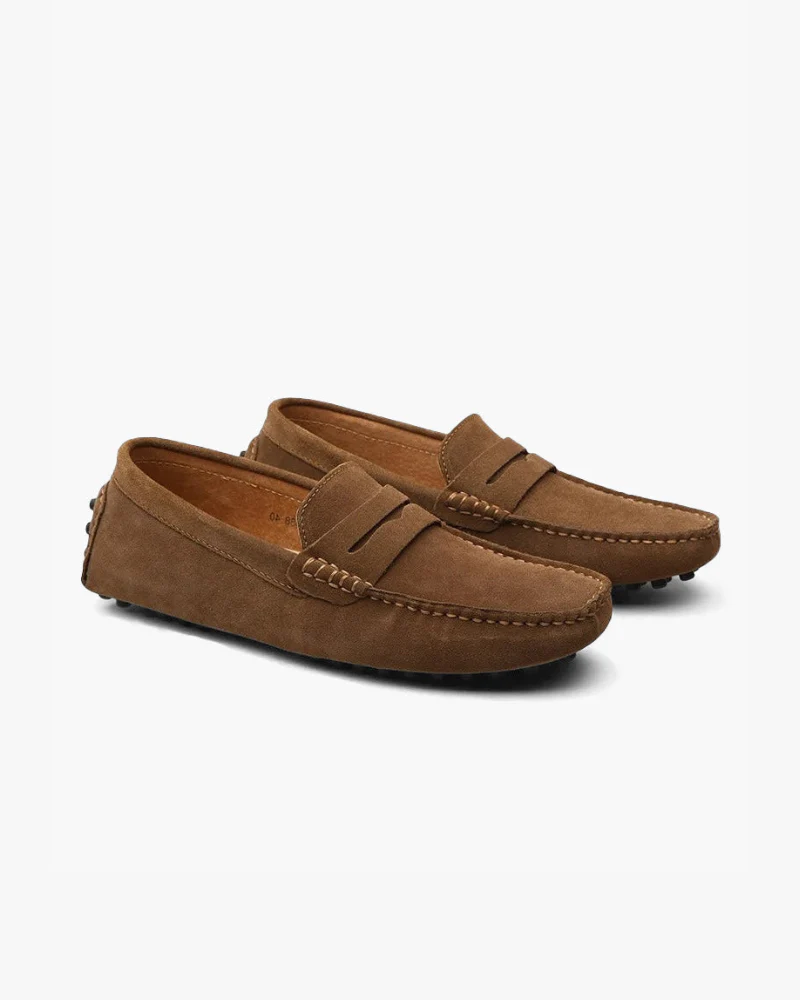 Suede Driver Loafers - Image 5