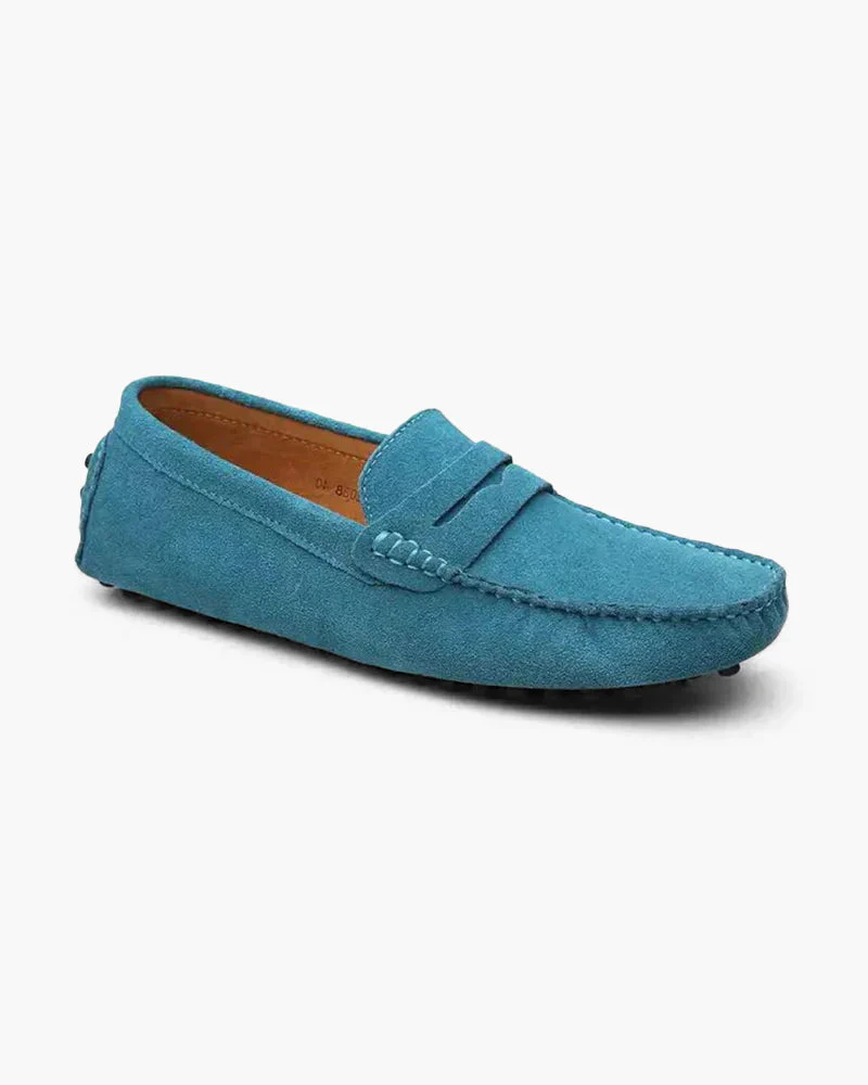 Suede Driver Loafers - Image 7