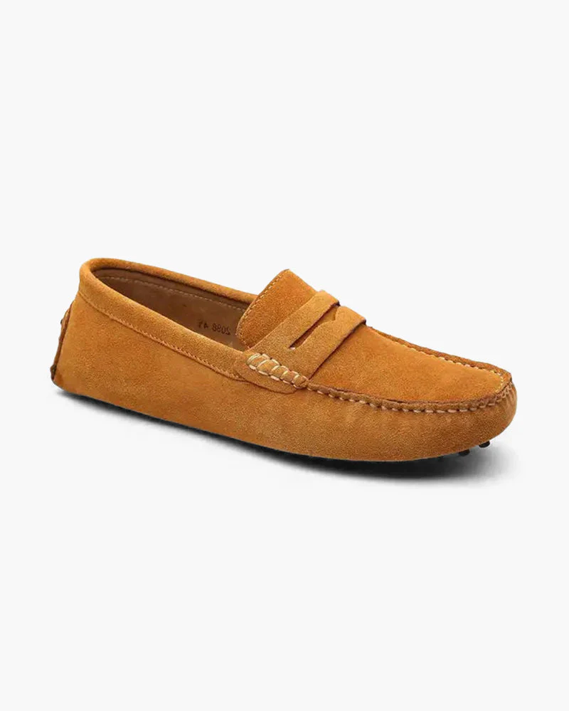 Suede Driver Loafers - Image 8