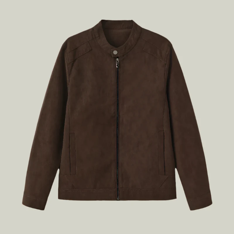 Suede Leather Jacket - Image 5