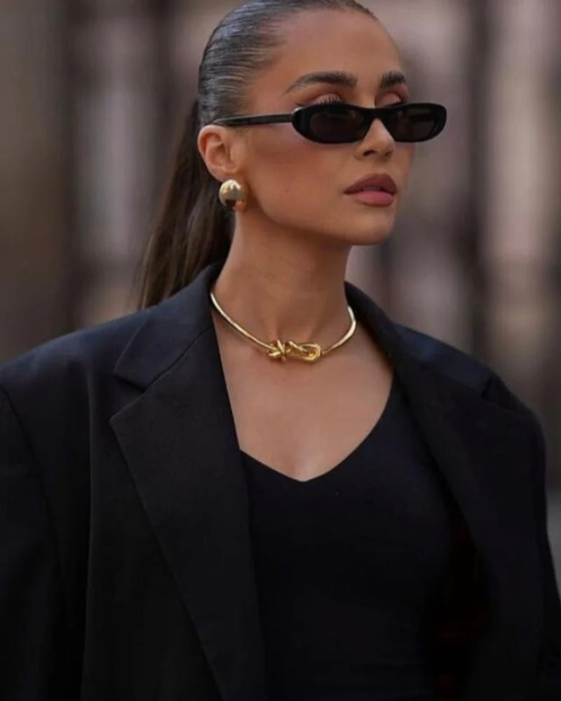 Sylvie Oval Sunglasses - Image 2