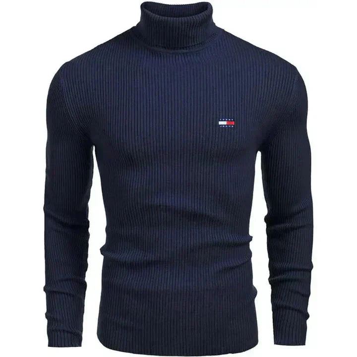 TH Turtleneck Classic Knit Sweater - Image 3