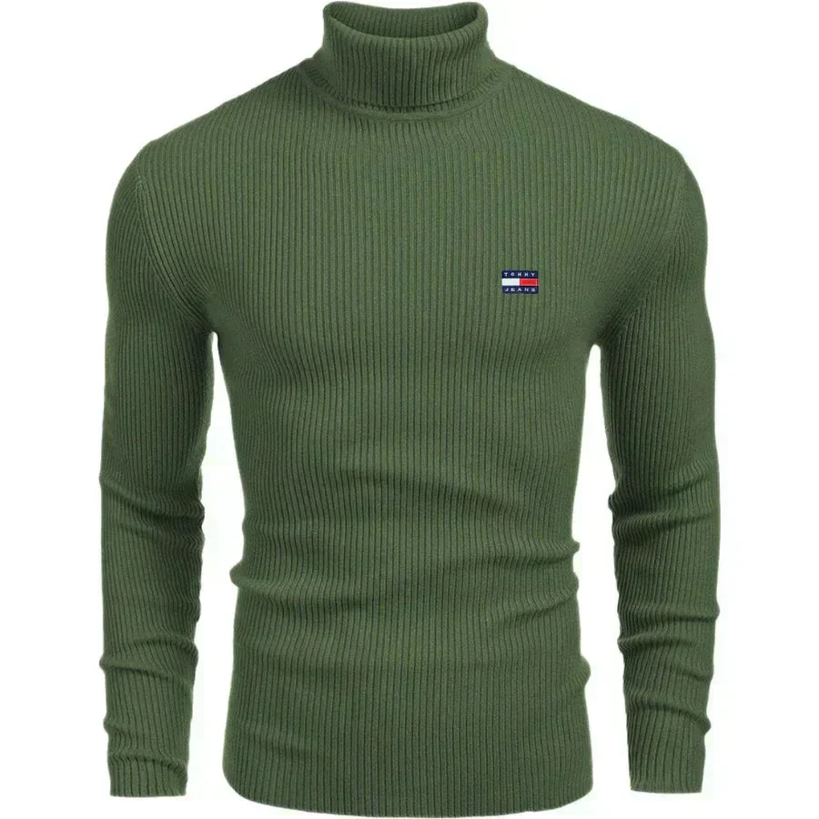 TH Turtleneck Classic Knit Sweater - Image 5