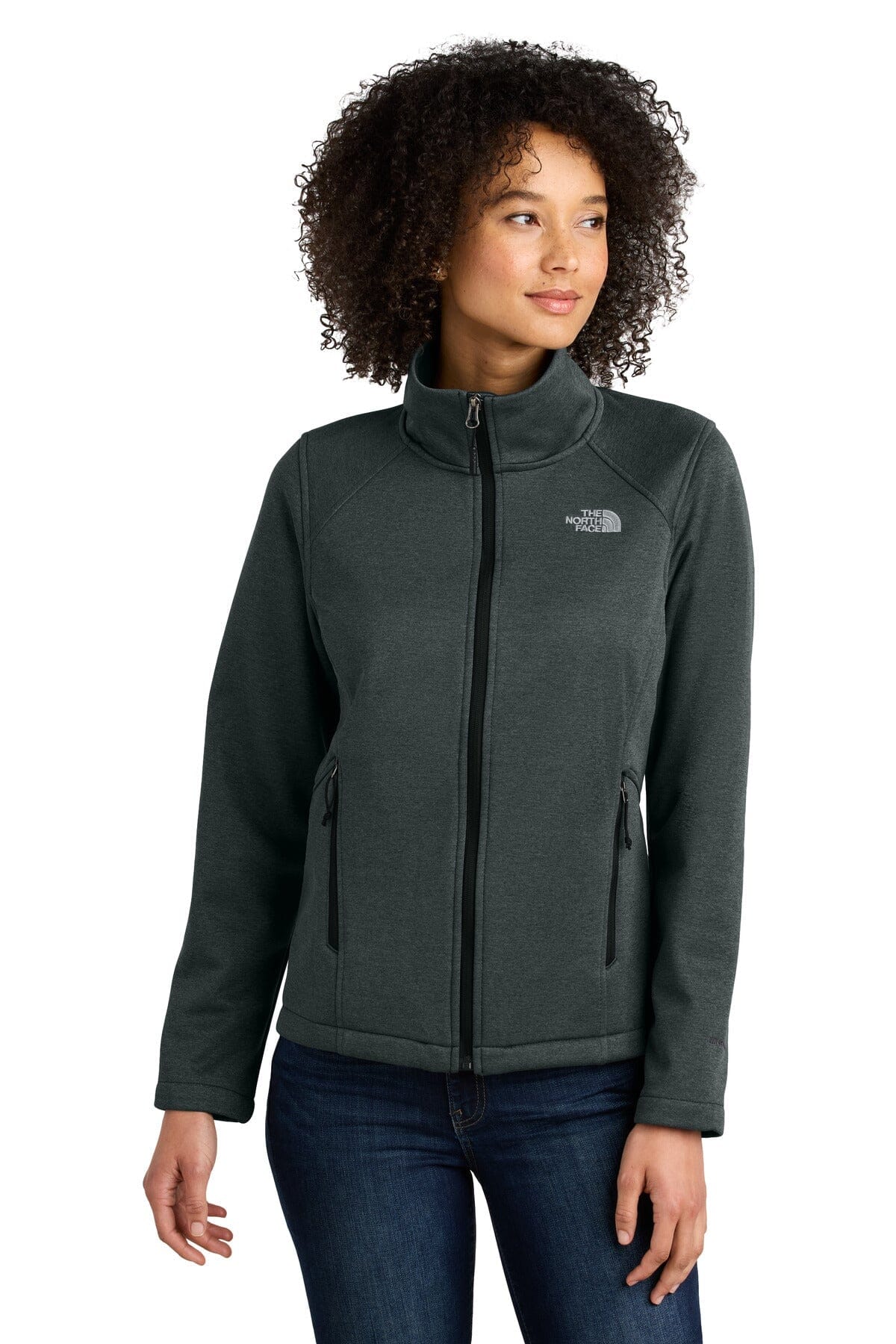 TNF Women's Chest Logo Ridgewall Soft Shell Jacket - Image 3