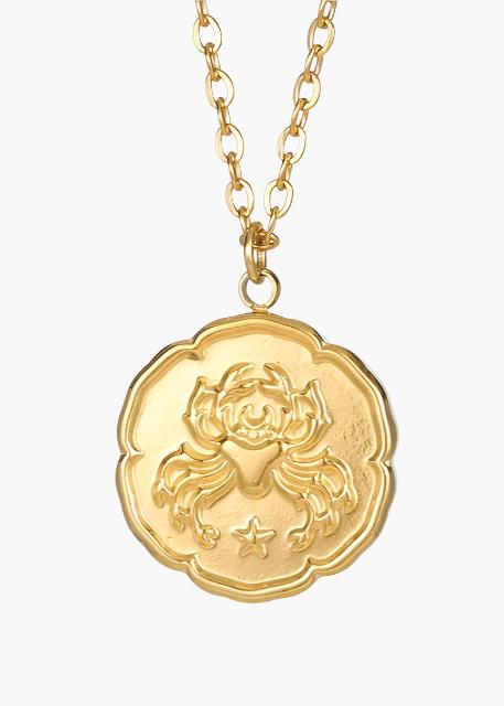 Zodiac Sign Necklace - Gold - Image 9